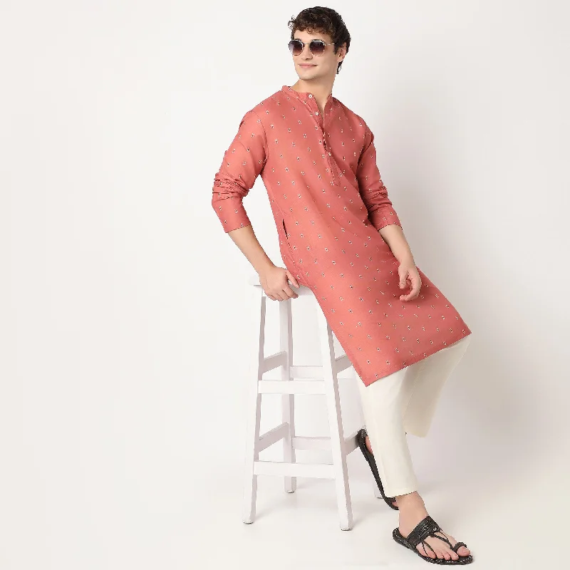 Regular Fit Printed Kurta