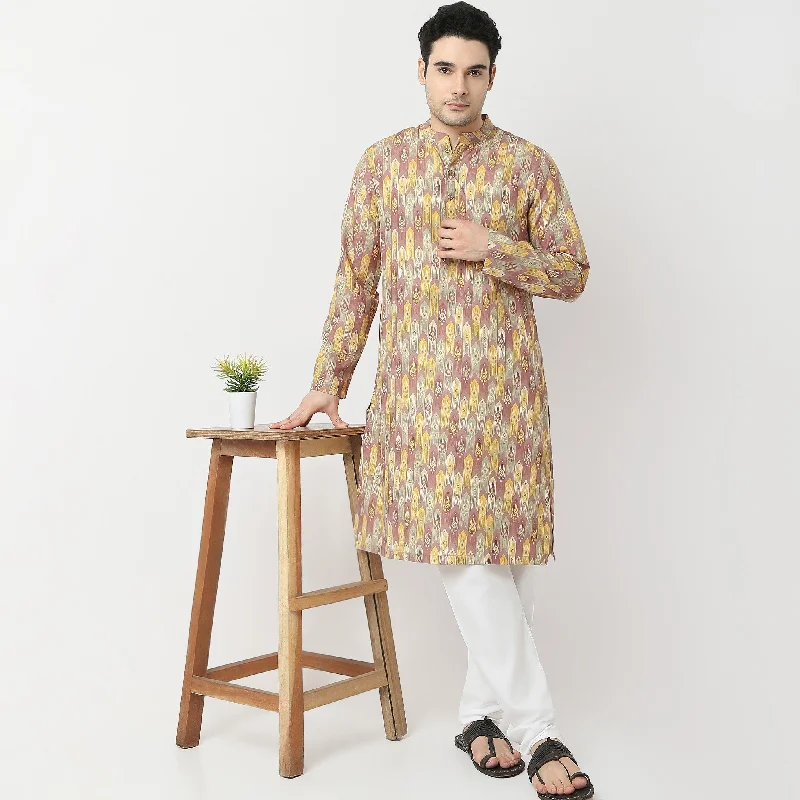 Regular Fit Printed Kurta