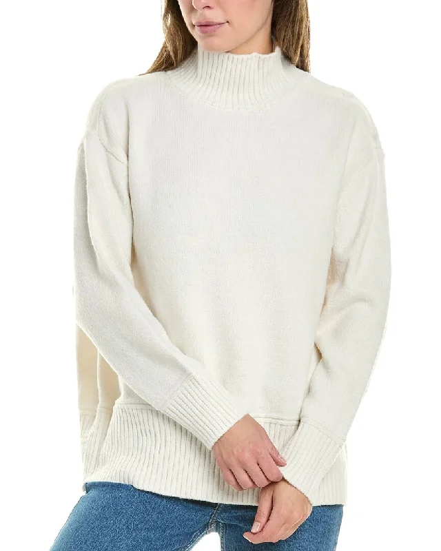 Design History Mock Neck Sweater