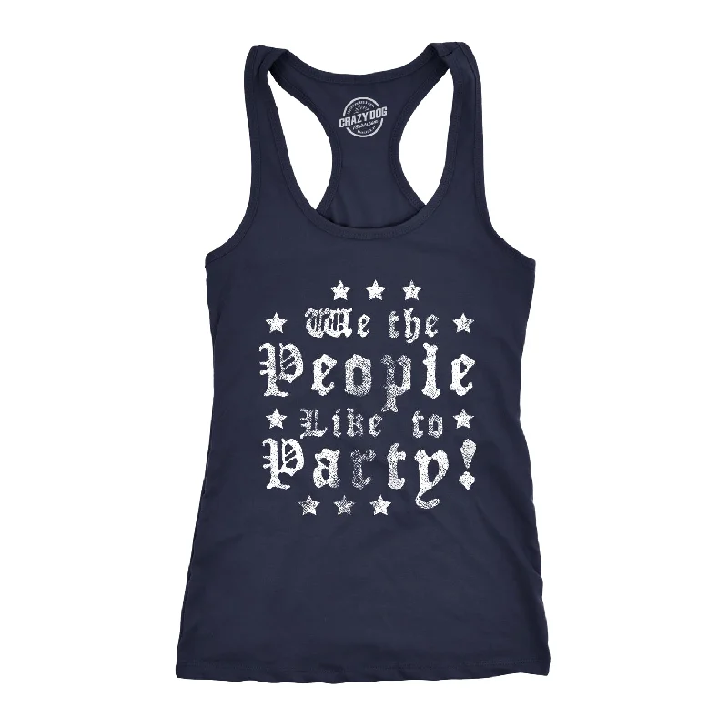 We The People Like To Party Women's Tank Top