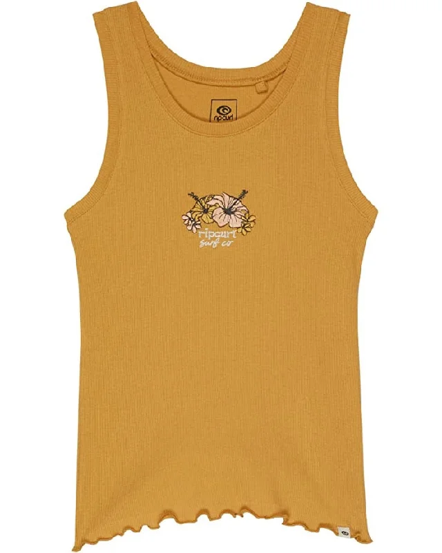 Girl's (8-16) Cosmic Paradise Rib Tank