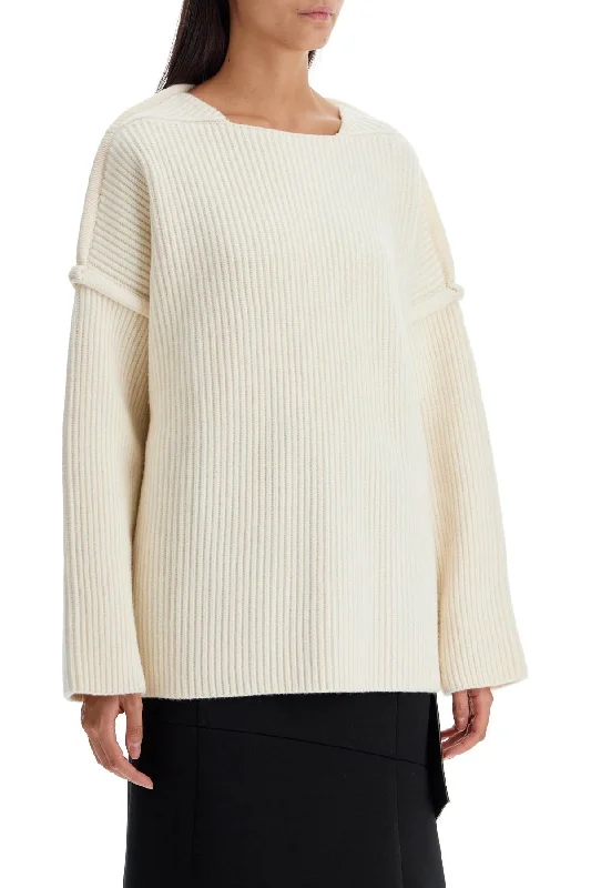 Jil Sander 'oversized Ribbed Knit Pul