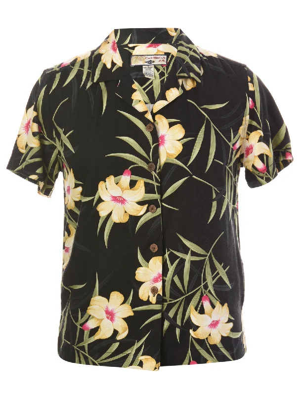 Floral Hawaiian Shirt - S