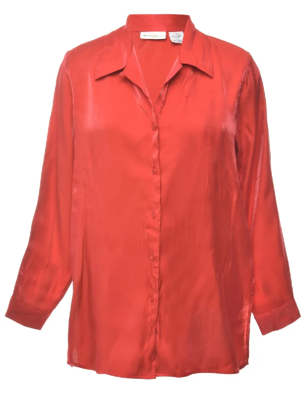 Red Evening Shirt - M