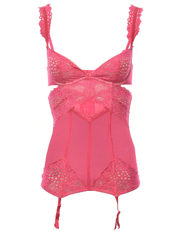 Sheer Pink Corset - XS