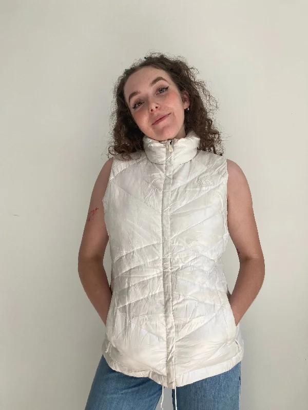 White North Face Body Warmer (M)