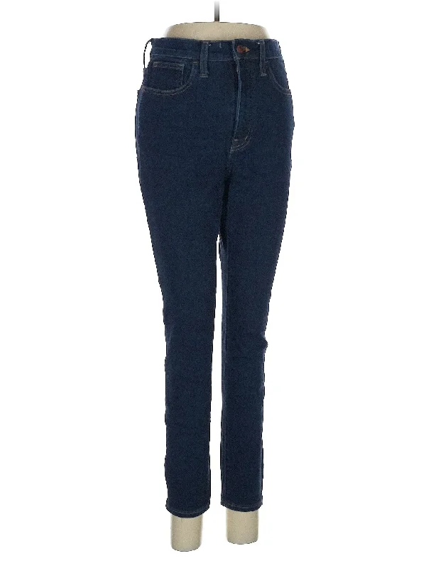 High-Rise Skinny Jeans in Dark Wash