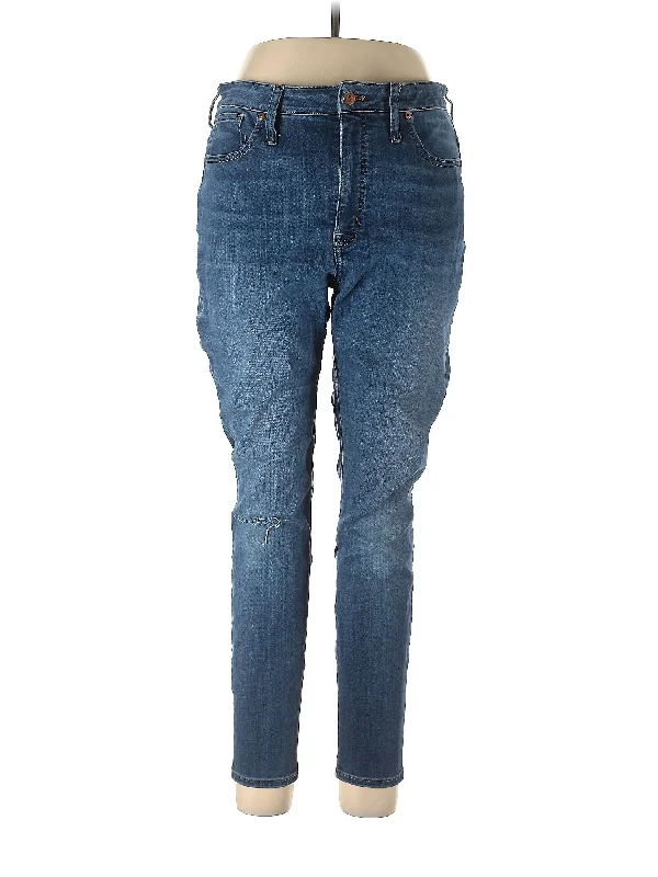 High-Rise Skinny Jeans in Medium Wash