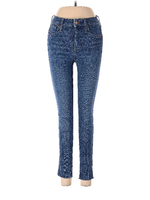 High-Rise Skinny Jeans in Medium Wash