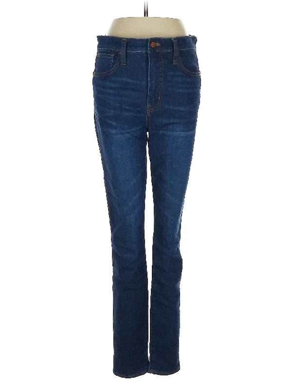 High-Rise Straight-leg Jeans in Dark Wash