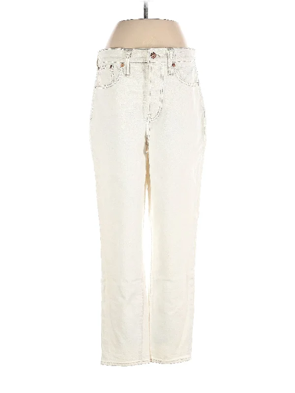 High-Rise Straight-leg Jeans in Light Wash