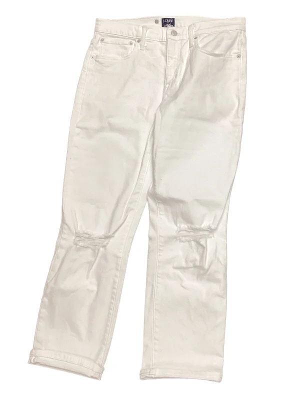 Jeans Boyfriend By J. Crew In White, Size: 6