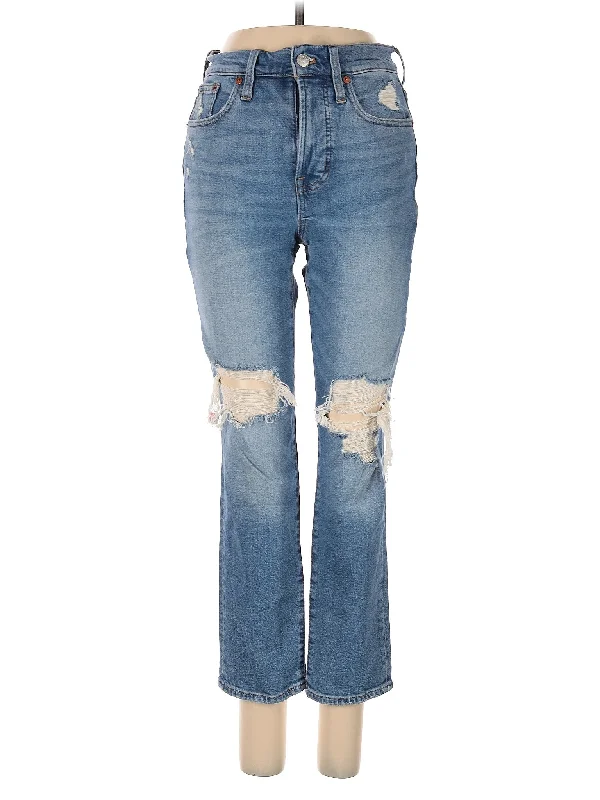 Mid-Rise Bootleg Jeans