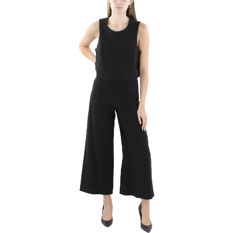 Black Halo Womens 2 PC Sleeveless Jumpsuit