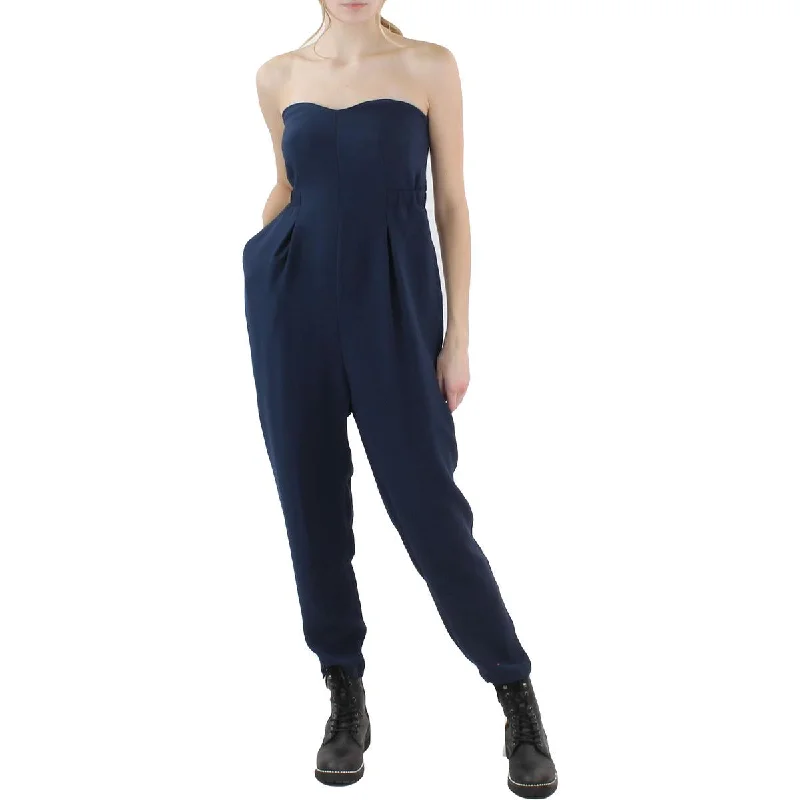 Collective Concepts Womens Strapless Cocktail Jumpsuit