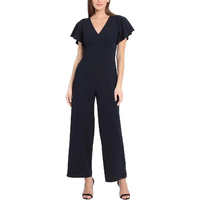 Maggy London Womens Solid  Jumpsuit