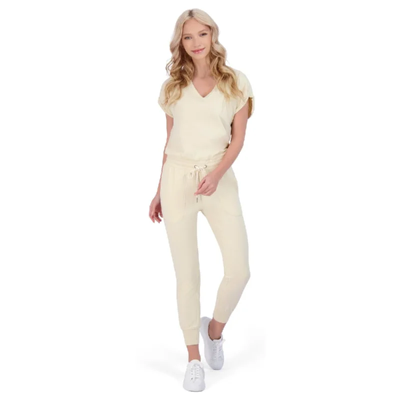 n:p by n:PHILANTHROPY Lawes Women’s Short Sleeve Cotton V-Neck Jumpsuit