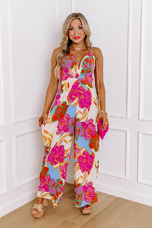 Tropicana Trendsetters Floral Jumpsuit