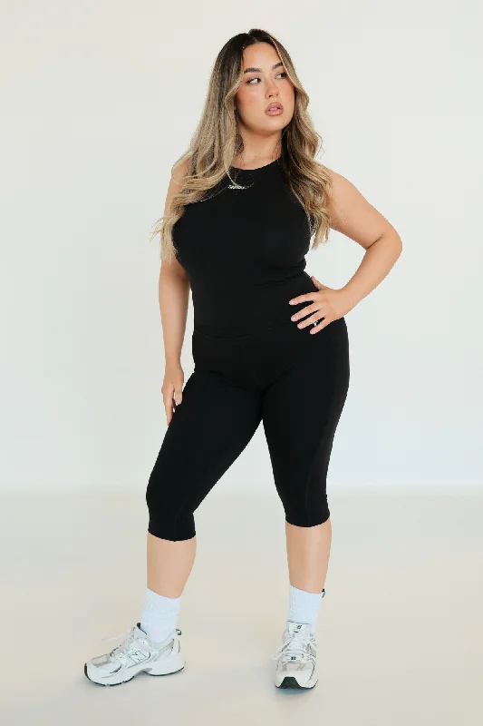 Ardor Capri V2 Highwaisted Leggings - Black