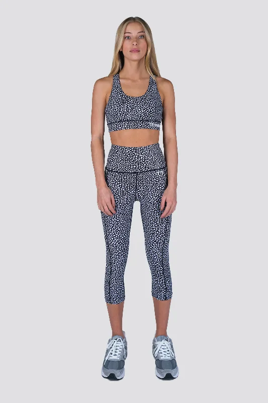 Mirage 7/8 Highwaisted Leggings - Speckle Black