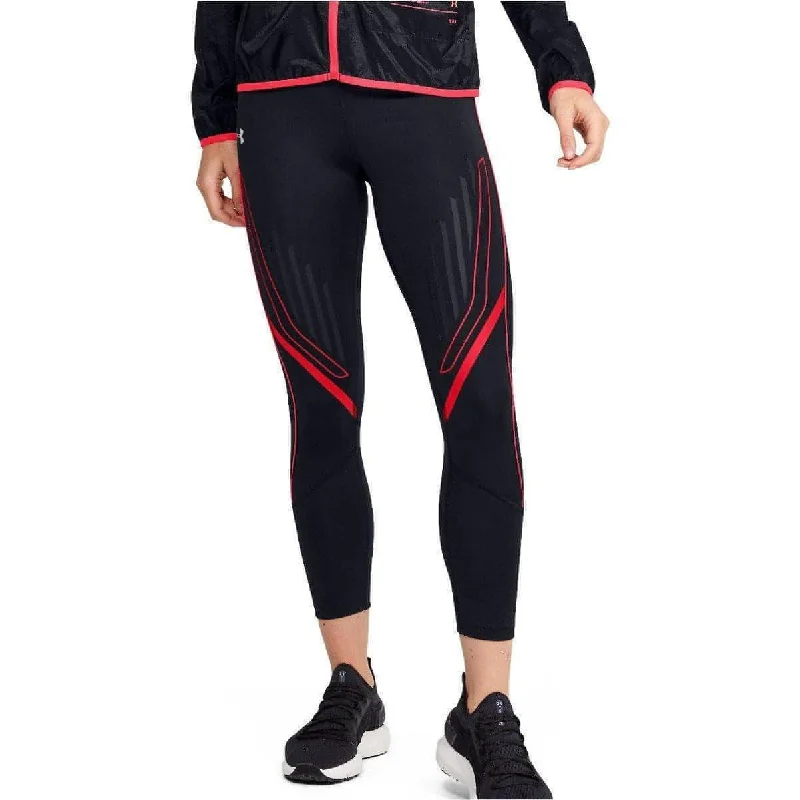 Under Armour Qualifier Speedpocket Womens 7/8 Running Tights - Black