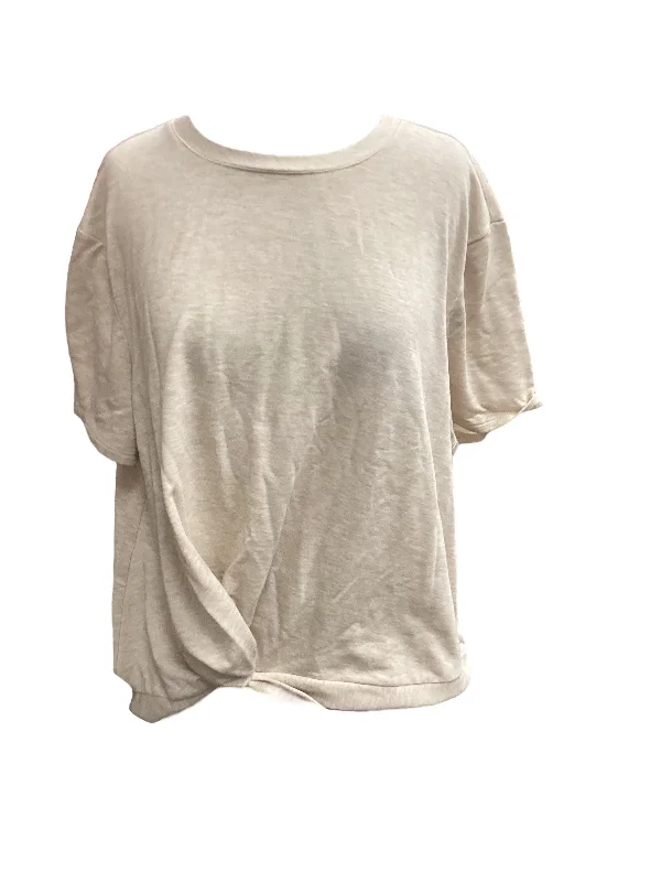 Beige Top Short Sleeve Como Vintage, Size Xxl