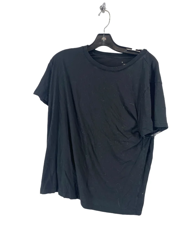 Black Top Short Sleeve Basic A New Day, Size Xl