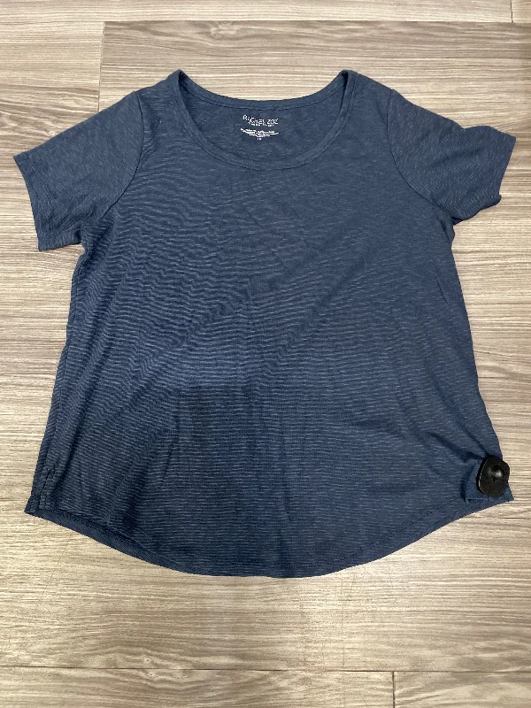 Blue Top Short Sleeve Rachel Zoe, Size Xl