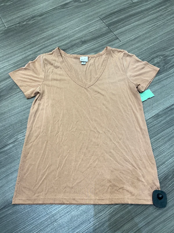 Orange Top Short Sleeve A New Day, Size Xs