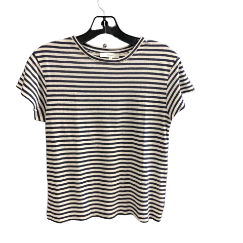 Striped Pattern Top Short Sleeve Vince, Size Xs