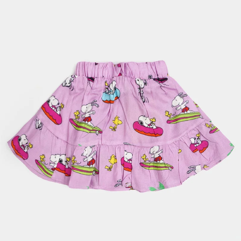 Infant Girls Casual Skirt Character  - Purple