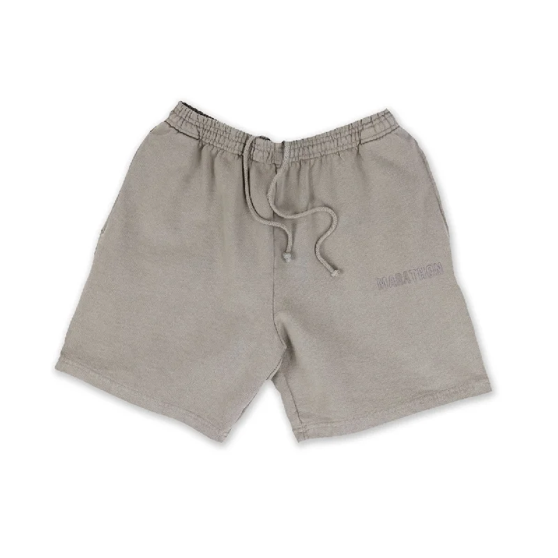 Marathon Leisure Tonal Sweat Shorts - Mocha