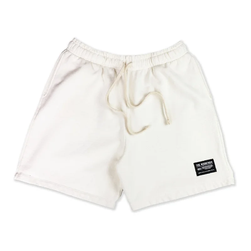 Marathon Trademark Sweat Shorts - Bone