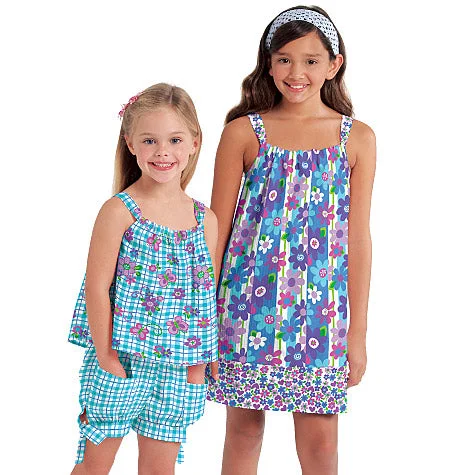 McCalls Child Top/Dress, Trouser/Short M5797