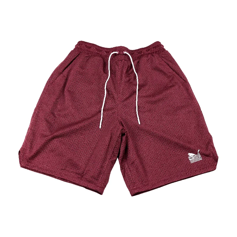 PUMA x TMC Everyday Hussle Mesh Shorts - Burgundy