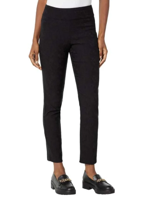 Krazy Larry Black Pull On Ankle Pant